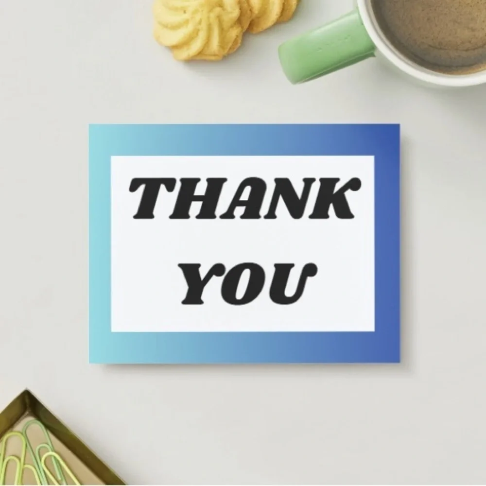 Set of 10 Thank You Post Cards